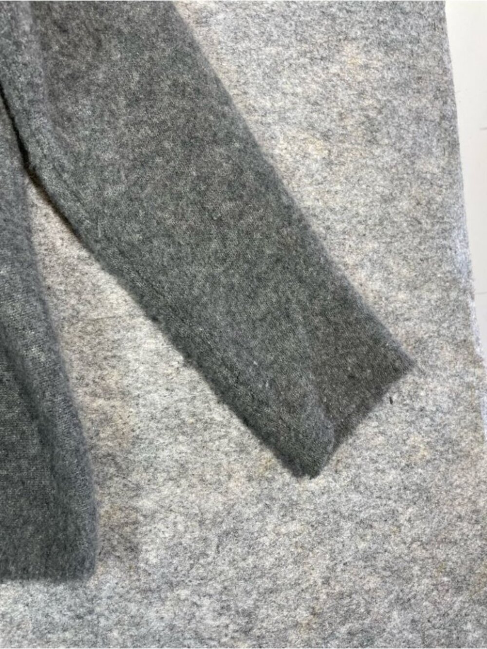 The Fisher Project Cashmere Grey Knit Sweater Minimalist Quiet Luxury Cozy Chic - Picture 5 of 14